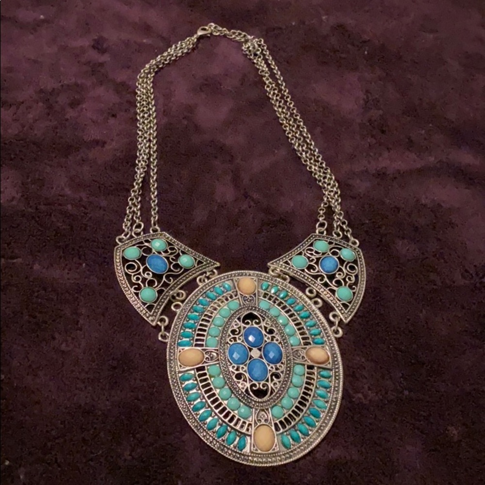 Silver Statement Necklace